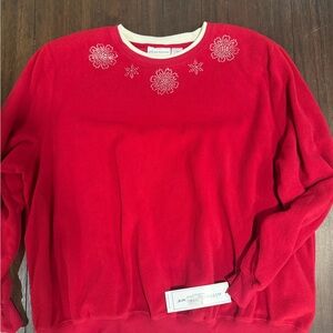 Red Alfred Dunner Women's Sweater